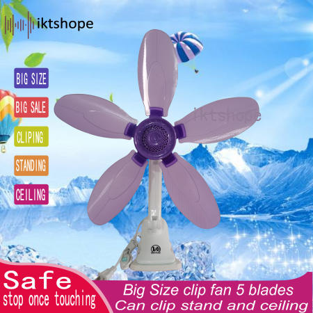 BELLXUAN LX 308 Mini Clip Fan with 5 Blades