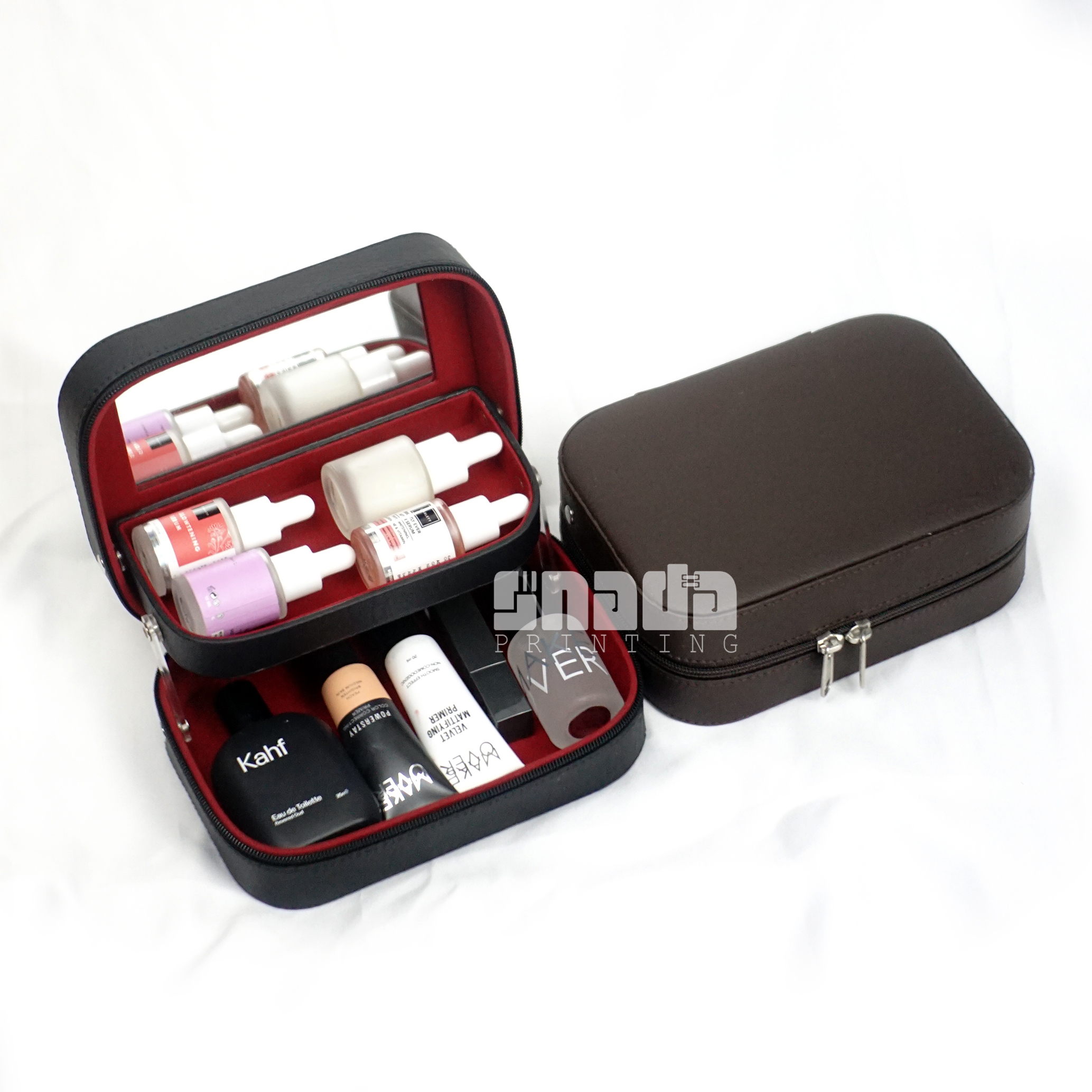 Box makeup / Case makeup / Tempat makeup Travel Tas makeup Kosmetik Pouch