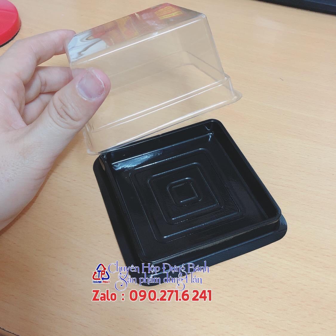 100 hộp vuông đế đen xy80s-tp đựng bánh trung thu 2023 100g -150g