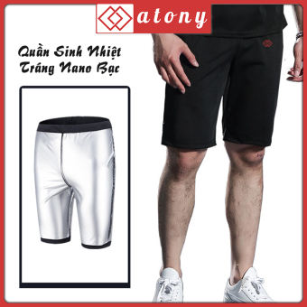 Quần sinh nhiệt giảm mỡ cho nam ATONY cao cấp, quần áo ép cân ATONY cho nam tráng Nano bạc Nhật Bản