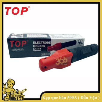 Kẹp que hàn đầu vặn hiệu TOP, dùng kẹp que hàn trong cơ khí chế tạo máy móc lắp đặt nhà máy... đầu kìm sử dụng được 2 chức năng 45 và 90 độ rất tiện lợi, tay bọc cao su rất êm và an toàn