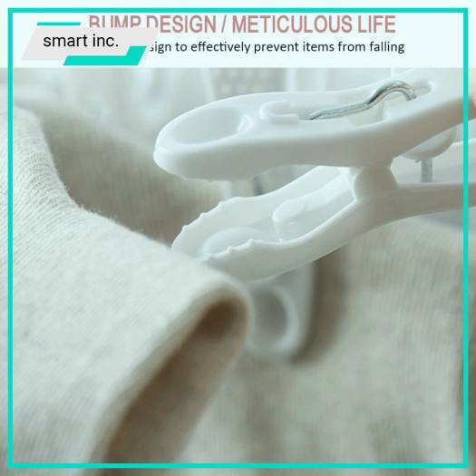 Móc Kẹp Phơi Tất Vớ Khăn Quần Áo Kẹp Nhựa Treo Gắn Dán Tường Phơi Đồ Lót Trẻ Em Người Lớn Ngoài Trời Ban Công Lan Can