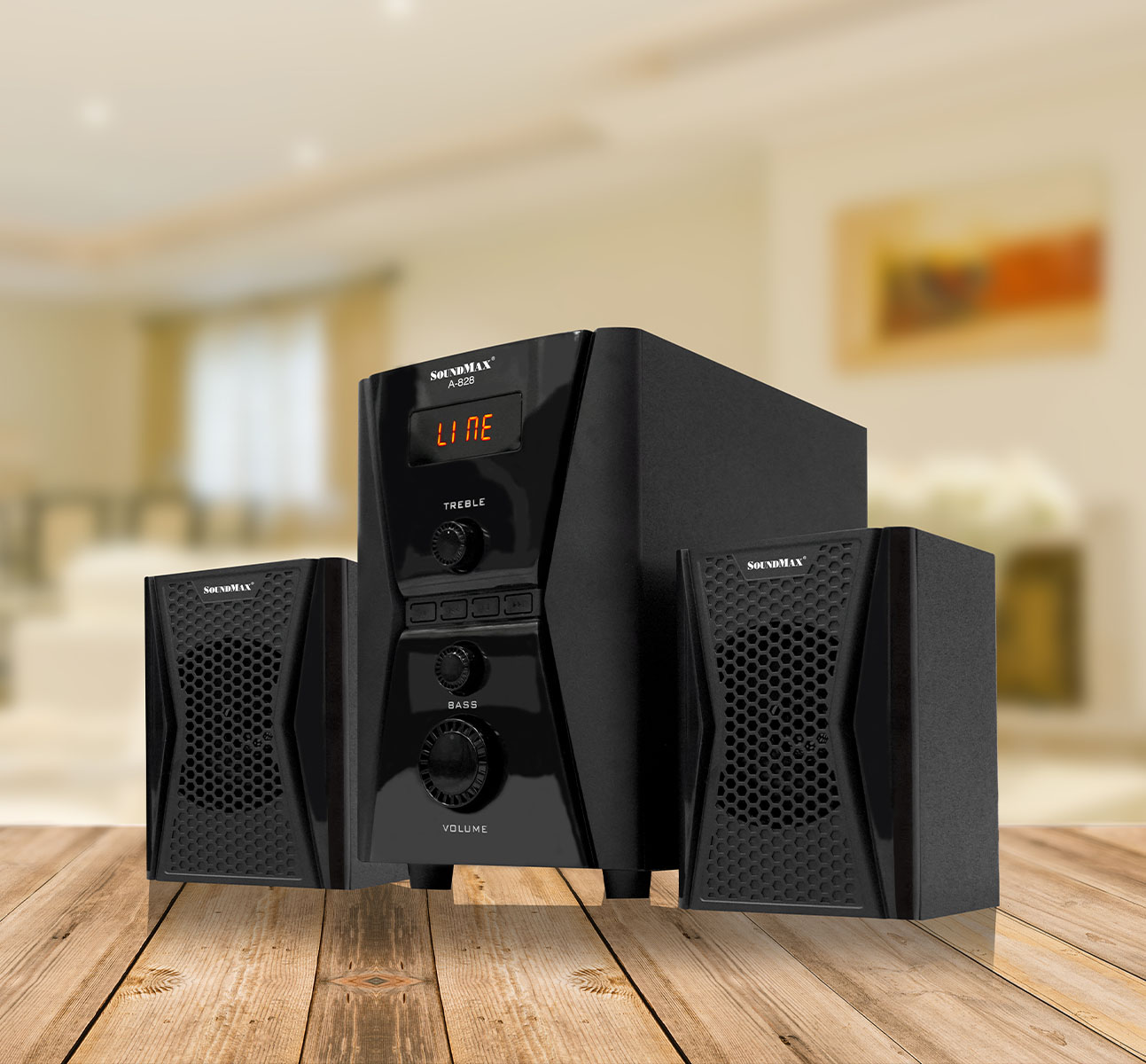 Loa bluetooth soundmax a828/2.1