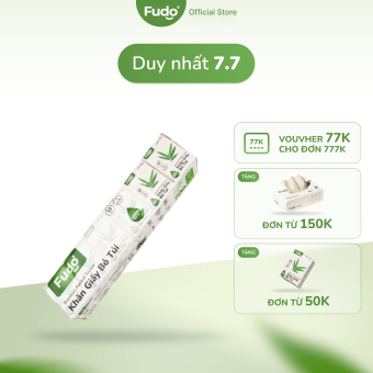 Khăn giấy bỏ túi Fudo® TISSUEPocketTM từ sợi tre - Lốc 12 gói