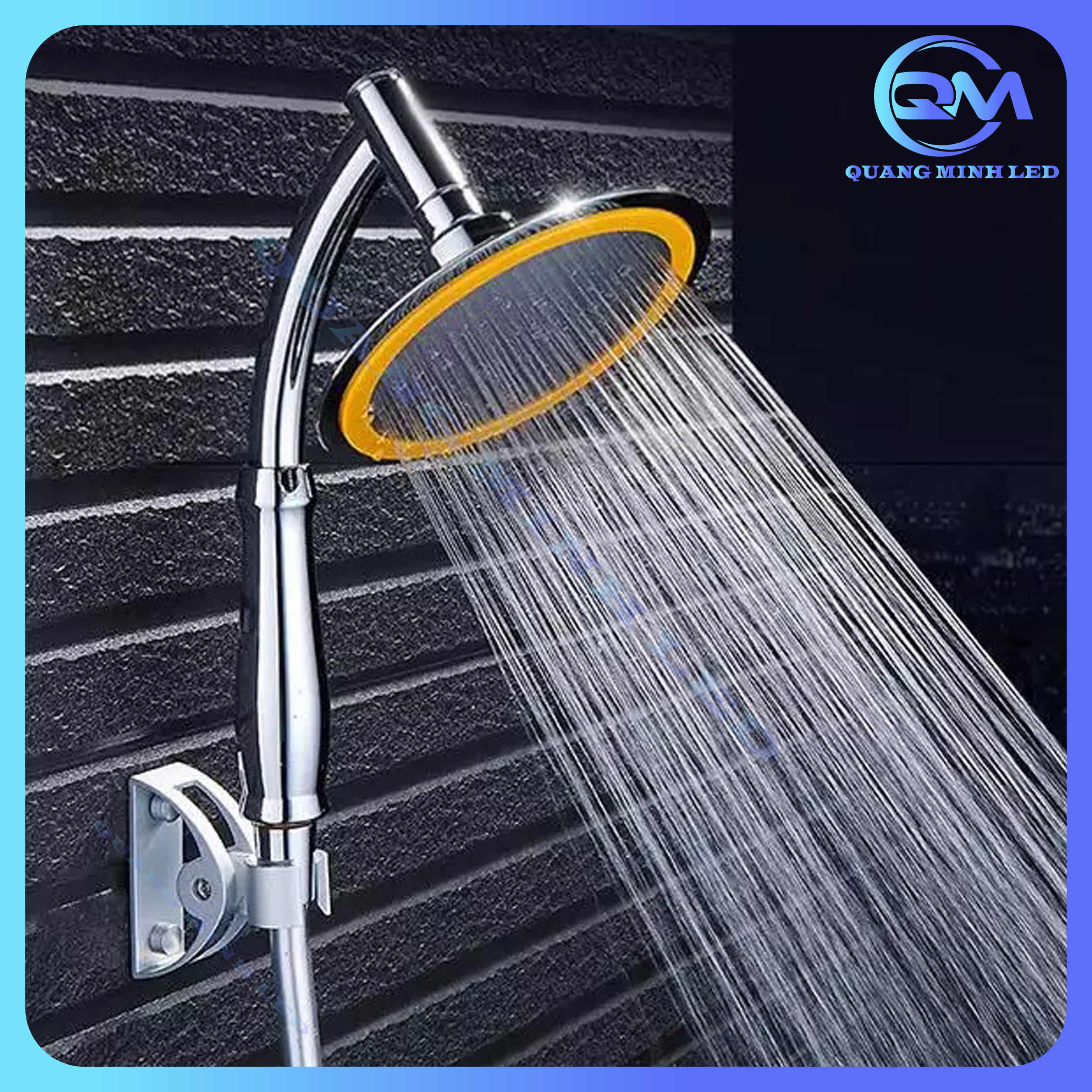 Đầu vòi hoa sen tăng áp bát to 15 cm