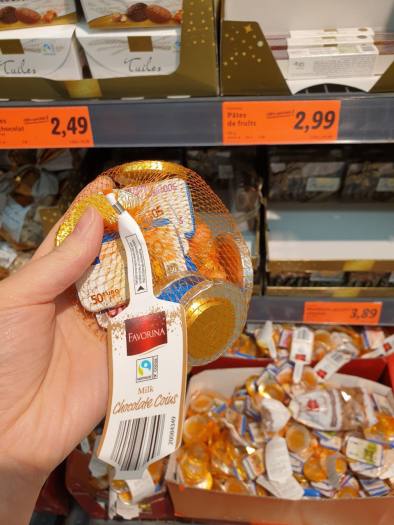 Socola đồng tiền Euro nội địa Pháp