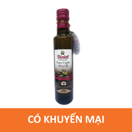 Dầu ăn dặm cho bé - Dầu Olive Dintel Extra Virgin Olive Oil nhập khẩu Tây Ban Nha 250ml