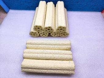 Combo 10 thanh sứ củ sen Riversident lọc nước hồ cá.