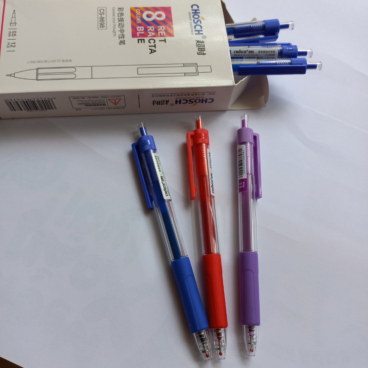 Bút GEL bấm CHOSCH CS-8698