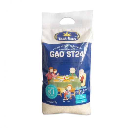 GẠO THƠM VUA GẠO ĐẬM ĐÀ ST24 BAO 5KG