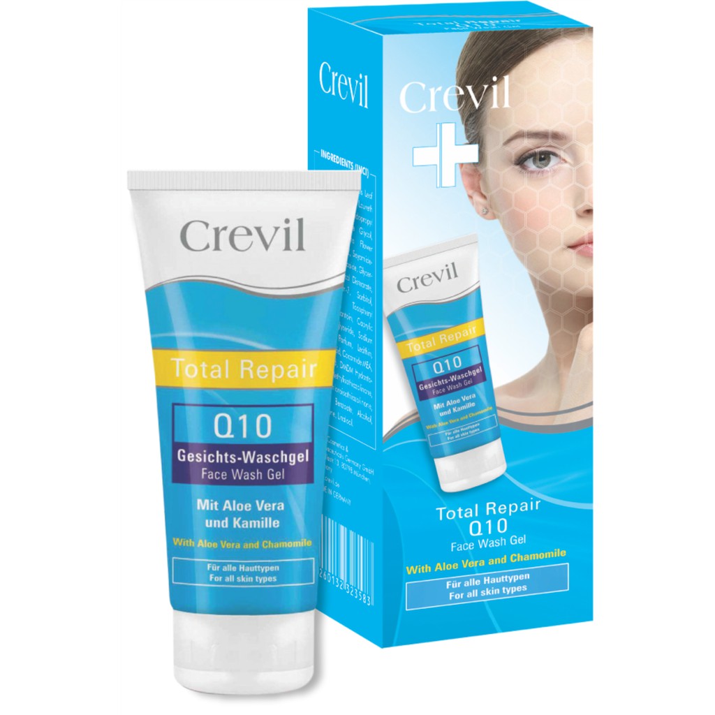 Gel rửa mặt Crevil Total Repair Q10