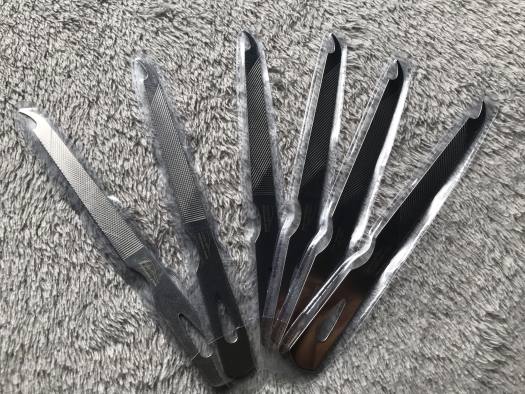 Dũa Móng Tay Móng Chân Kèm Móc Khóe Móng Tay Móng Chân Inox Cao Cấp Không Gỉ Nghĩa (Cong)