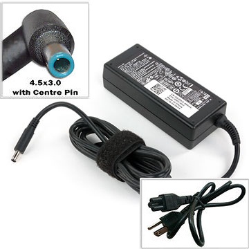 Sạc laptop DELL chân kim nhỏ 19V/3.34A và 19V/4.6A châm kim nhỏ ( 4,5mm x 3mm) dùng cho các laptop dell đời mới hiện nay