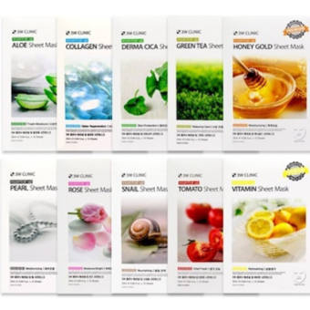 Mặt nạ giấy dưỡng da trắng 3W Clinic Essential Up 25ml Hàn quốc