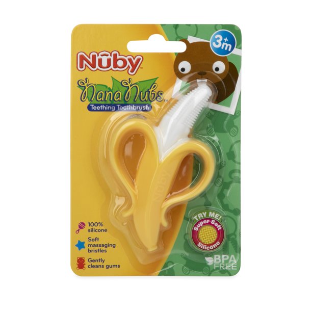 Gặm nướu Nuby hình trái chuối cho bé từ 3 tháng tuổi