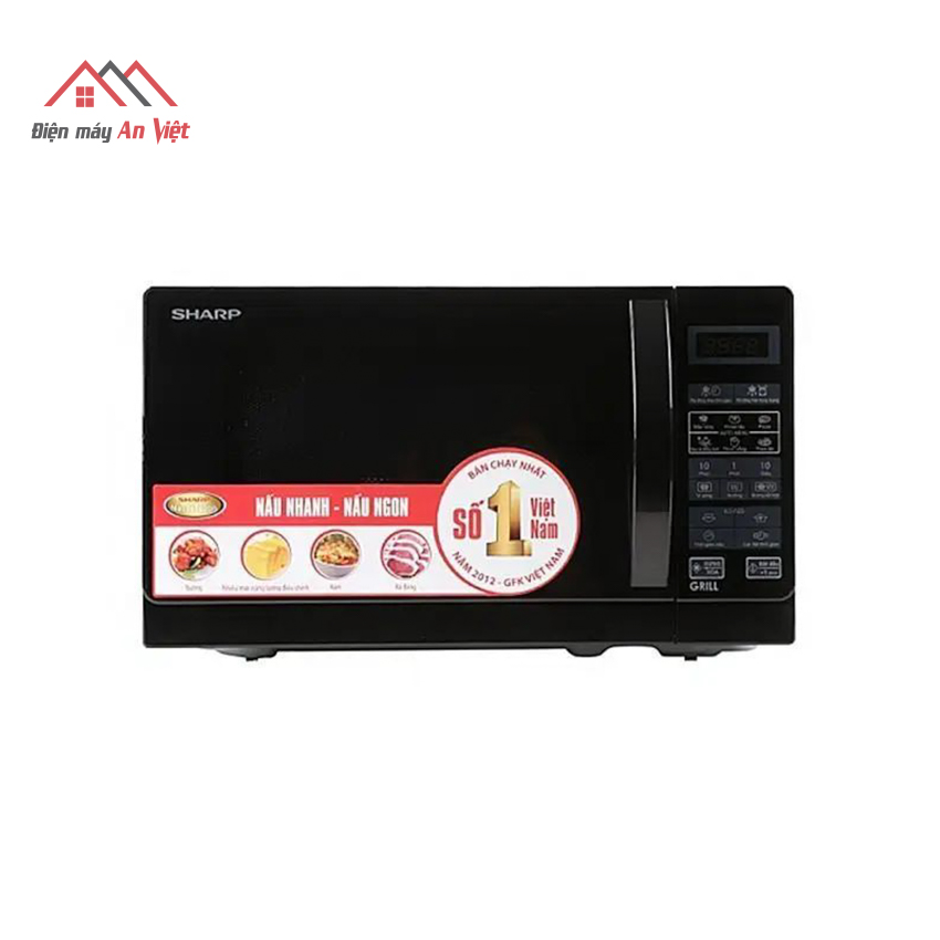 Lò vi sóng có nướng 20 lít sharp r-g273vn-b - hàng chính hãng