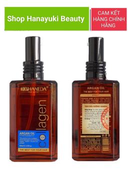 TINH DẦU DƯỠNG TÓC TOP HANEDA GIÚP TÓC KHÔ SƠ BÓNG MƯỢT, KHỎE-TOP HANEDA COLLAGEN ARGAN OIL 60ML