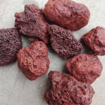 1kg Đá nham thạch đỏ - nham thạch lọc nước hồ cá