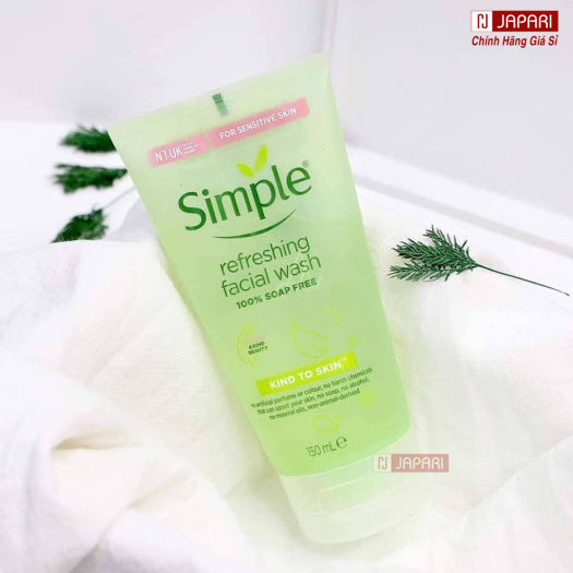 Combo Simple Skincare 3 Món CHÍNH HÃNG Bộ Chăm Sóc Da Mặt CAO CẤP: Sữa Rửa Mặt + Toner Nước Hoa Hồng + Nước Tẩy Trang - Srm Cho Da Nhạy Cảm, Da Dầu Mụn, Da Khô + Tonner  - Sua Rửa Mặt Cho Nam Nữ - Mỹ Phẩm Giá Sỉ JAPARI