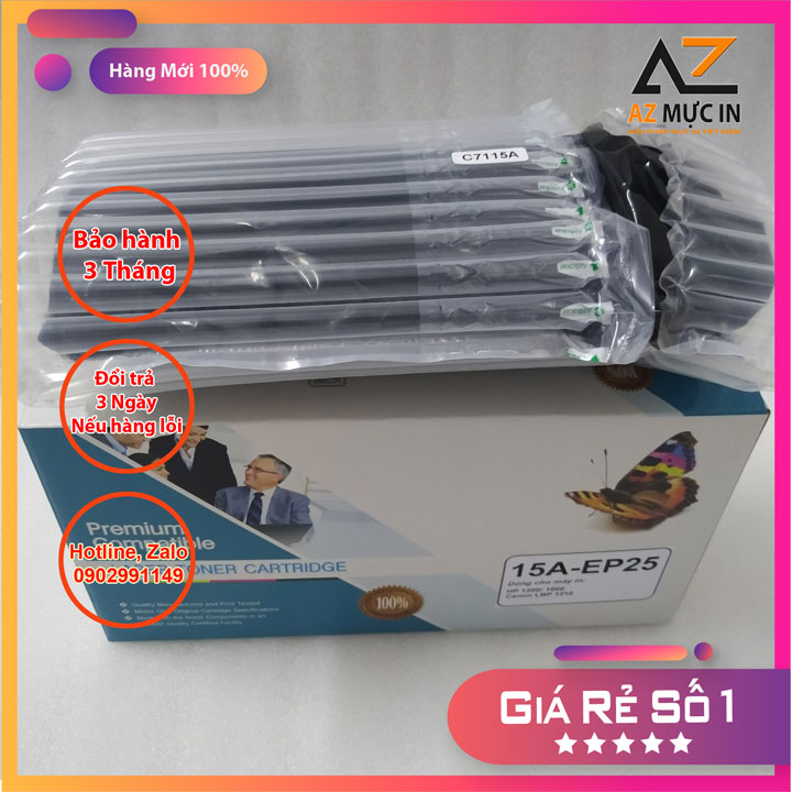 Hộp mực 15a ep25 dùng cho máy in canon lbp 1210, hp 1200, hp 1300