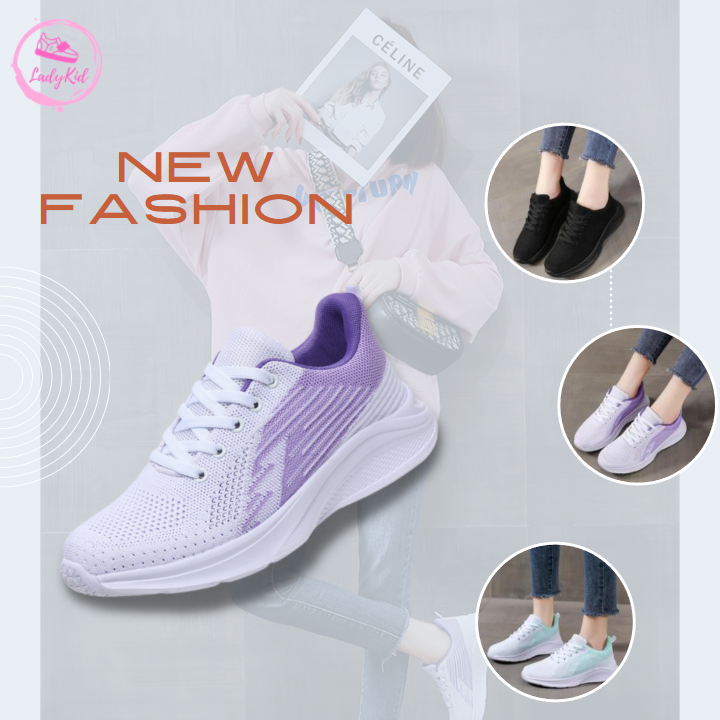 Giày nữ ,giày thể thao nữ siêu nhẹ kiểu dáng hàn quốc ladykid 68801