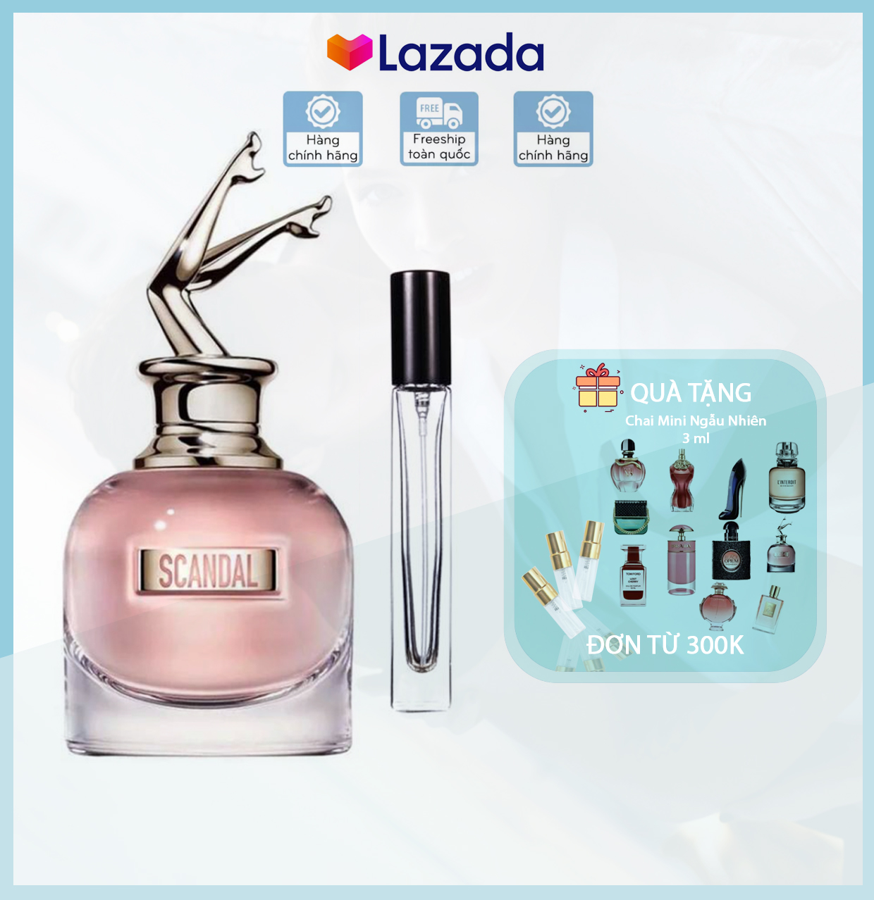 [chai chiết] Nước hoa Nữ Jean Paull Gaultier Scandal