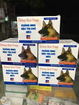 10 gói (5gam/gói) kháng sinh chó mèo