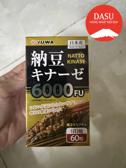 Viên Uống Natto Kinase 6000fu INFINITY Phòng Chống Đột Quỵ 6000FU  60 Viên Nhật Bản
