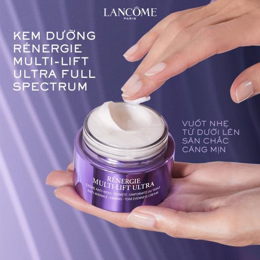 Bộ bước chăm mắt và da săn chắc trẻ khỏe Lancome Renergie