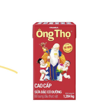 Sữa đặc Ông Thọ đỏ - Hộp giấy 1284g
