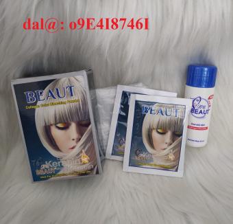 Bột tẩy tóc BEAUT loại tốt, hàng lên màu chuẩn có sẵn bao tay và oxy