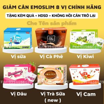 Emoslim Sữa Tách Béo GIẢM CÂN EMOSLIM 8 VỊ CHÍNH HÃNG 100% DETOX TRÁI CÂY / hỗ trợ giảm cân giam can slim sấy khô emoslim by fen