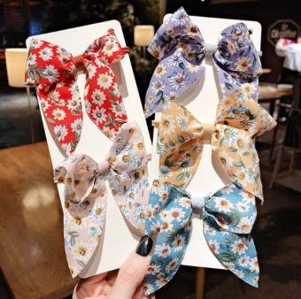 Dây cột tóc nơ Hàn Quốc, dây buộc tóc siêu xinh cute