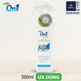 Dung dịch rửa tay khô On1 500ml dạng xịt