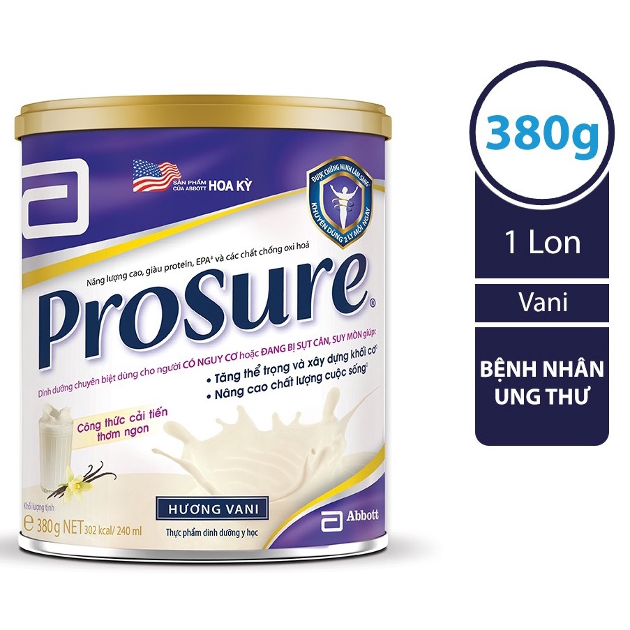Sữa Bột ProSure - 380G Dành cho người ung thư