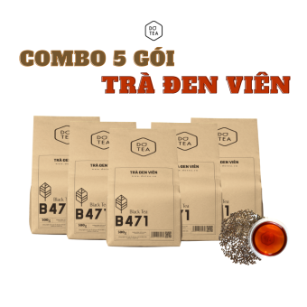 COMBO 5 gói trà đen viên, hồng trà pha trà sữa B471, chát đặc, đậm vị Dotea (HỎA TỐC)