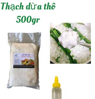 500G thạch dừa thô tặng kèm hương liệu