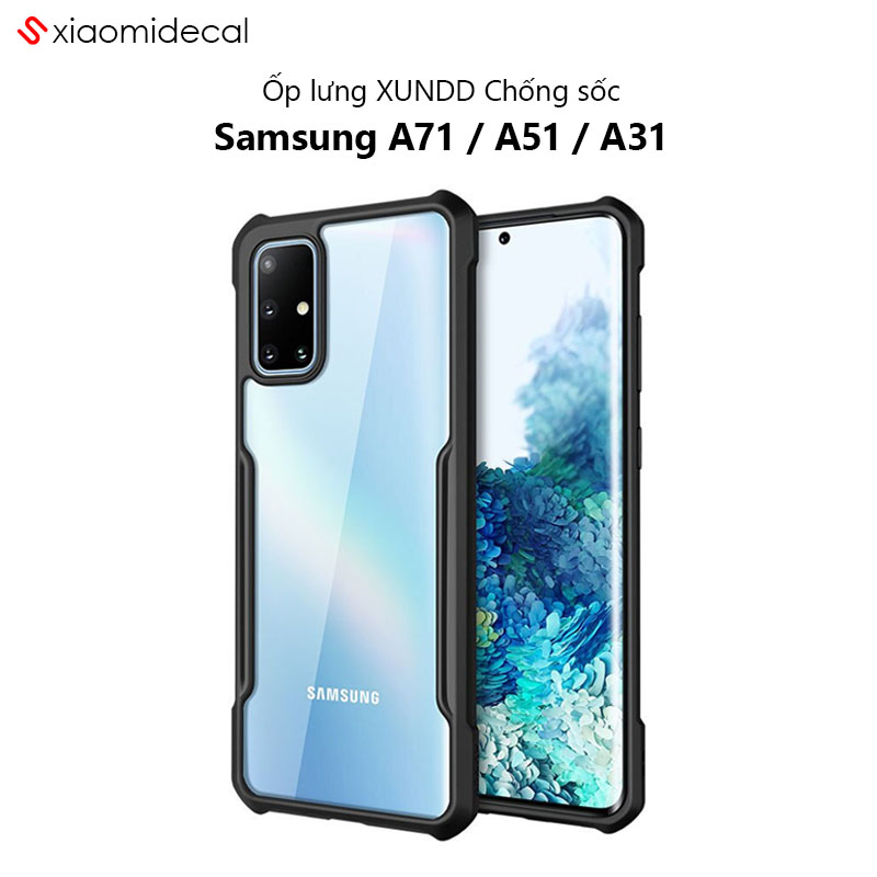 Ốp lưng XUNDD Samsung A71 / A51 / A31 Mặt lưng trong, Viền TPU, Chống sốc