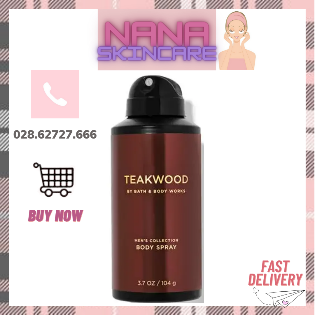 [HCM]Xịt Toàn Thân Nam Bath And Body Works - Teakwood Body Sparay For Men