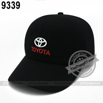 NÓN XE TOYOTA [ Trắng + Đen ]