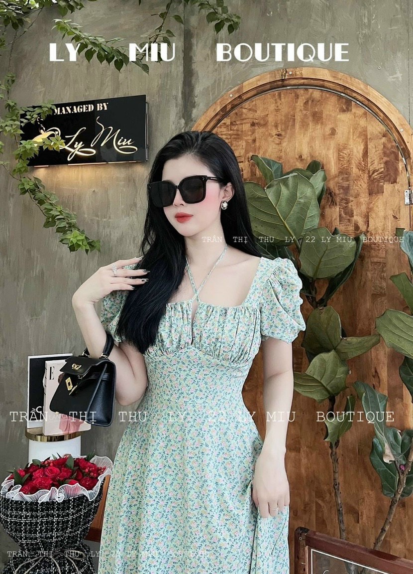 Maxi hoa nhí đính ngọc