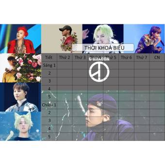 combo 2 thời Khoá Biểu Gdragon TKB43 khổ A5