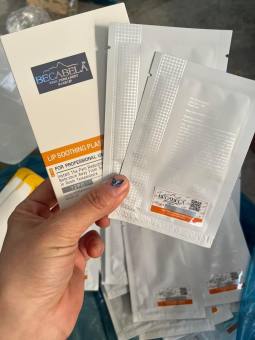 tê đức becabella tê miếng môi hàng chuẩn đức dùng trong phun xăm thẩm mỹ(hộp 12 miếng)