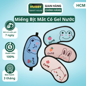Miếng Bịt Mắt Có Gel Nước Nhân Vật Hoạt Hình Dễ Thương, Bịt Mắt Đẹp