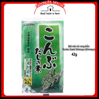 Bột Nêm Từ Rong Biển Konbu Dashi Shimaya Nhật Bản 42g