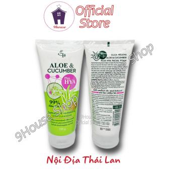 01 Tuýp Sữa Rửa Mặt Tạo Bọt Làm Sạch Sâu phục Hồi Da Nha Đam Và Dưa Leo Aloe & Cucumber Facial Foam Hydrating & Revitalizing Thái Lan 150gram