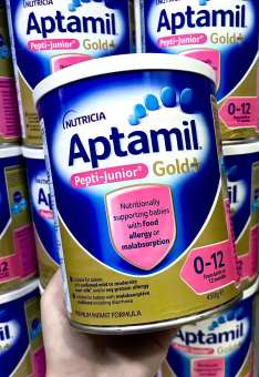 Sữa APTAMIL PEPTI JUNIOR GLOD+ HÀNG ÚC cho bé dị ứng đạm bò 450g
