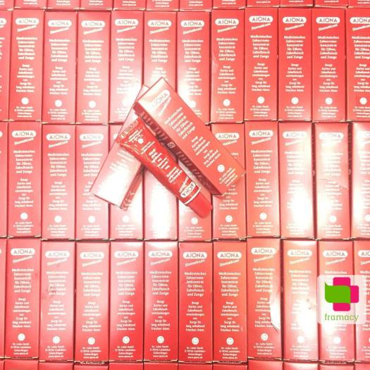 Kem đánh răng Ajona, Đức (25ml) làm sạch cao răng, ngừa viêm nướu, hôi miệng cho mọi lứa tuổi