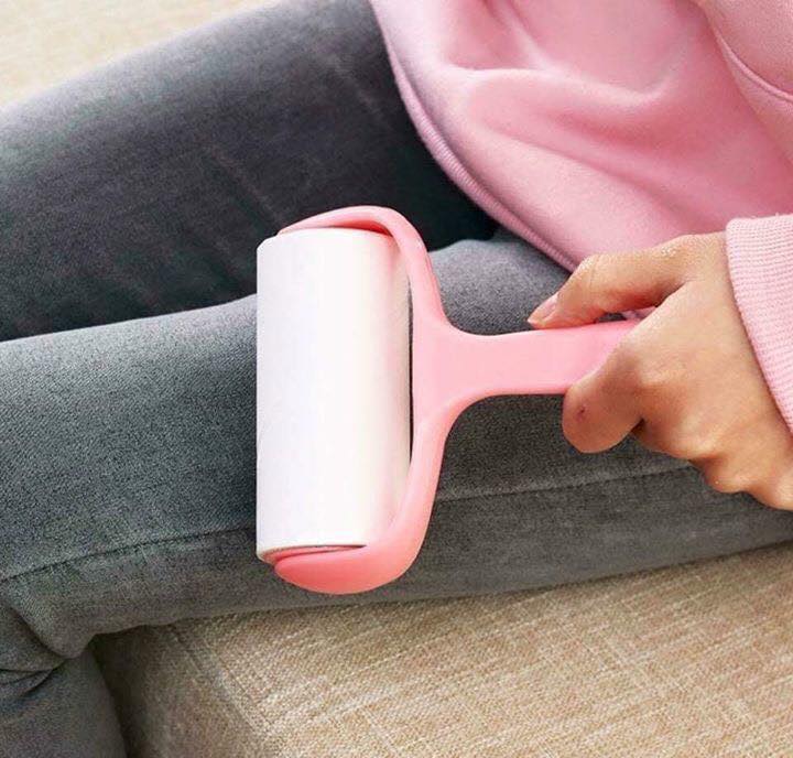 CÂY LĂN BỤI QUẦN ÁO KÈM LÕI LĂN - CÂY LĂN LÔNG CHÓ MÈO TRÊN GA GỐI NỆM VÀ CÁC SỢ LÔNG VẢI