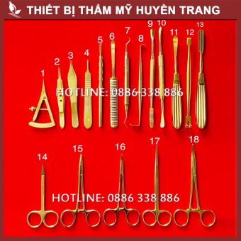 Dụng Cụ Bấm Mí Nhấn Mi Cắt Mý: Compa đo mắt, Kìm Kẹp Kim, Kéo Cắt Chỉ Chuôi Vàng ... - DATECO STORE